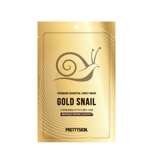 マスクシート GOLD SNAIL PRETTYSKIN - パック・フェイスマスク